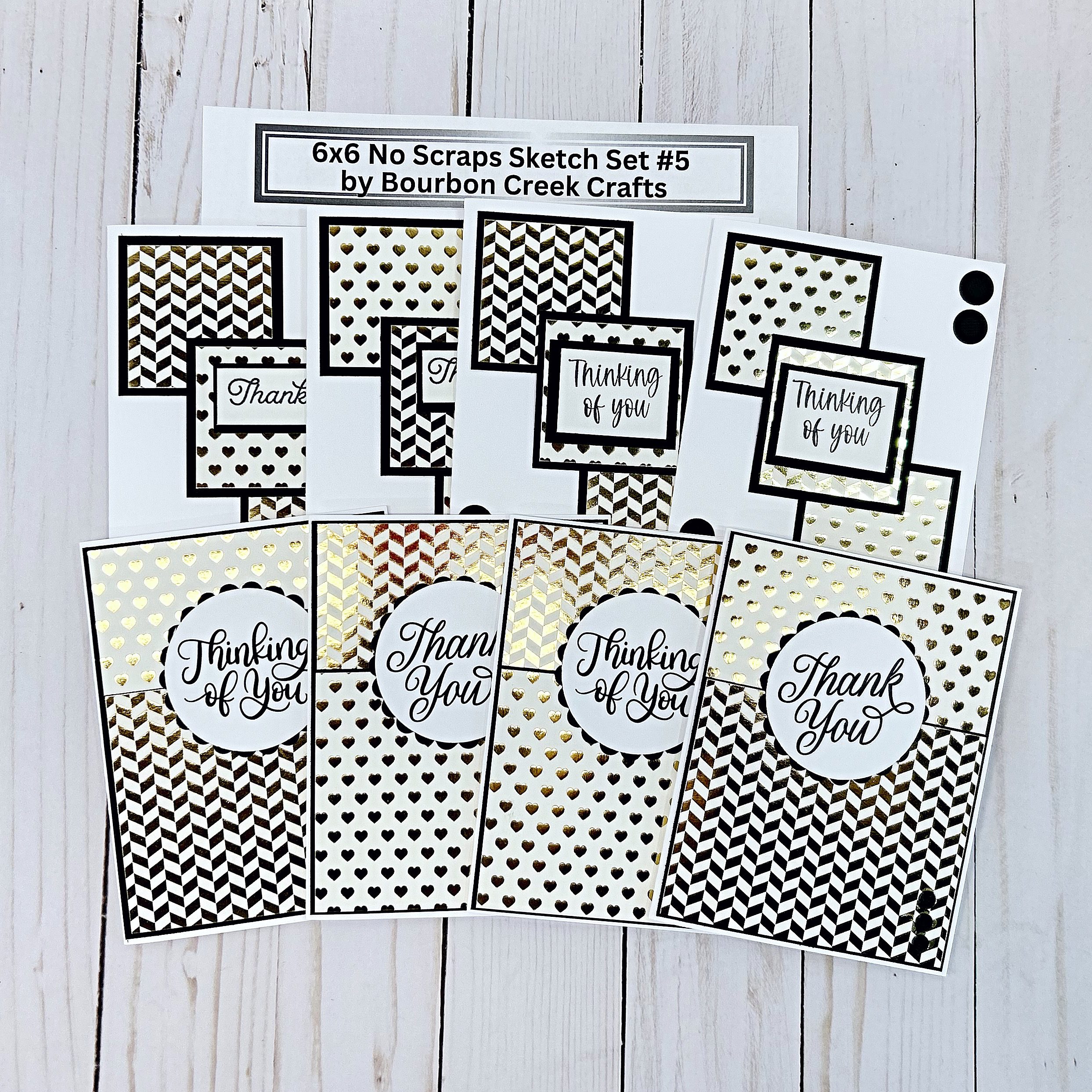 No Scraps Sketch Set 5 for 6×6 Paper