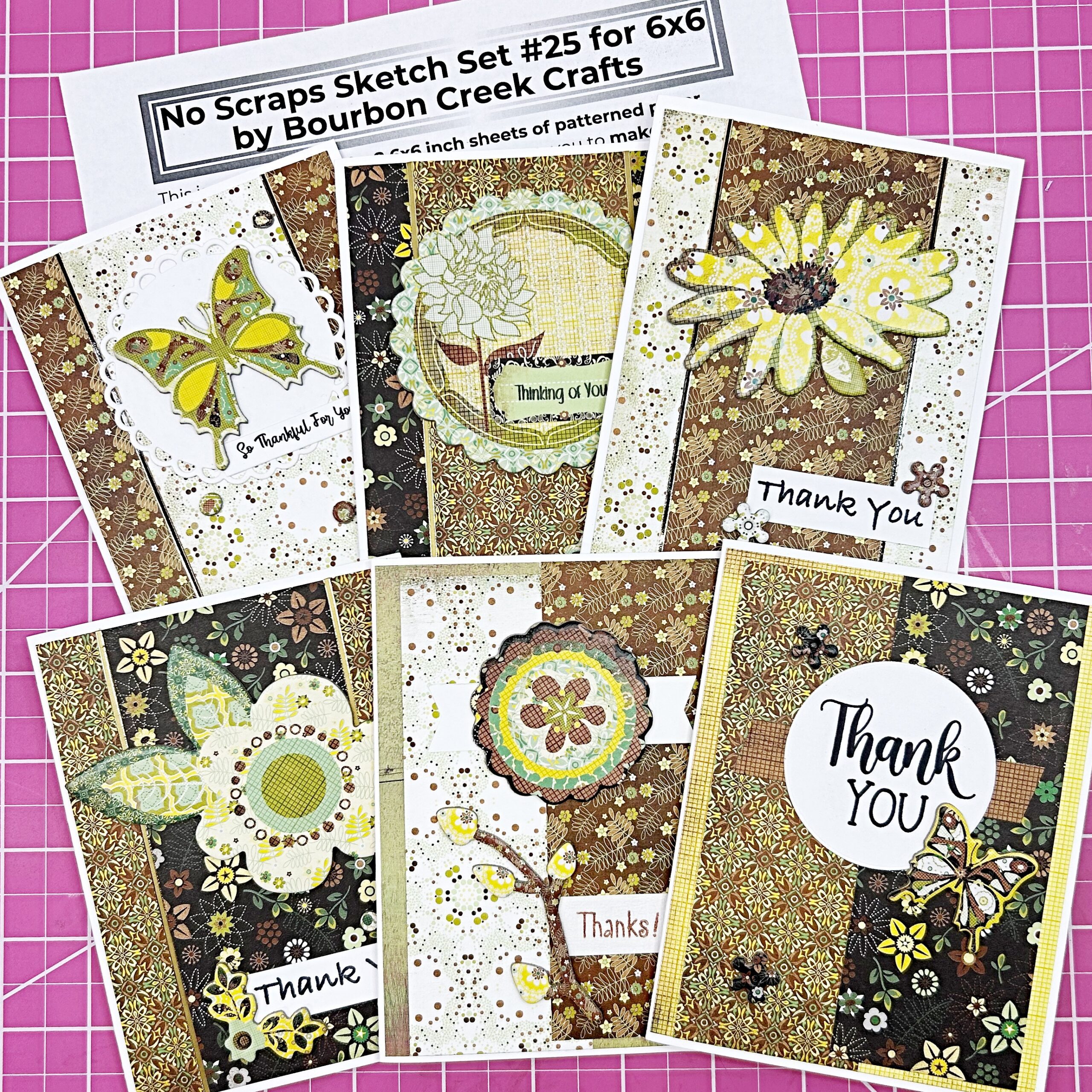No Scraps Sketch Set 25 for 6×6 Paper